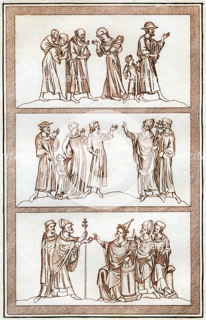 The Life of Thomas Becket, (1801).Artist: Joseph Strutt
