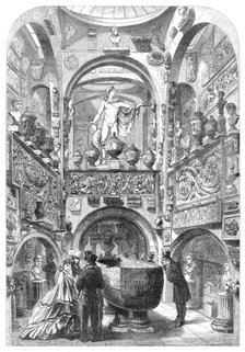 Sir John Soane's Museum in Lincoln’s-Inn-Fields: the Sarcophagus-Room, 1864. Creator: Mason Jackson.