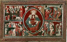 Front part of the altar of the chapel of Saint Margaret, with scenes of the martyrdom of the sain…