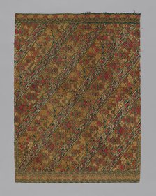 Panel (From woman's trousers), Iran, 1801/50. Creator: Unknown.