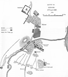 'Plan of the Battle of Bithoor', c1891. Creator: James Grant.
