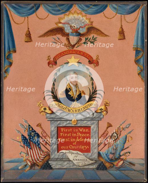 The American Star (George Washington), ca. 1803. Creator: Frederick Kemmelmeyer.