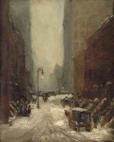 Snow in New York, 1902. Creator: Robert Henri.