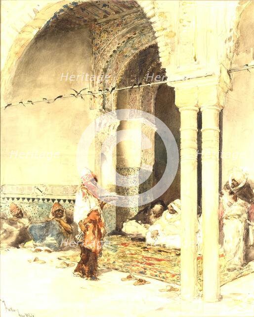 Cafe of the Swallows, 1867/8. Creator: Mariano Jose Maria Bernardo Fortuny y Carbo.