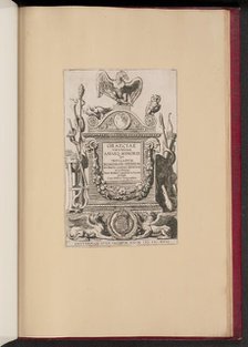 Title Page for Hubert Goltzius, Graeciae Vniversae Asiaeq. Minoris et Insularum Nomismata, 1618. Creator: Michel Lasne.