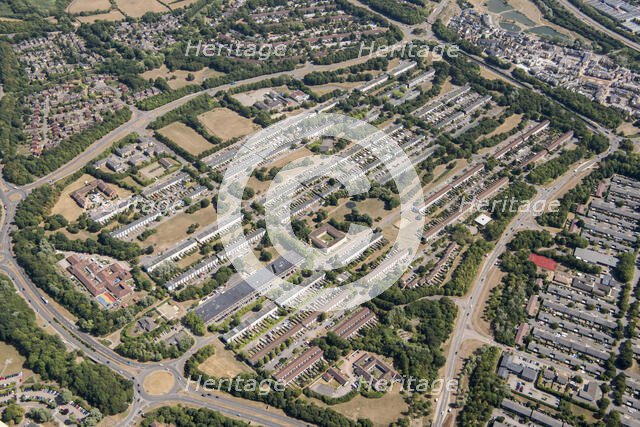 Netherfield housing estate, Milton Keynes, 2018. Creator: Damian Grady.