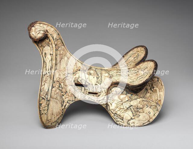 Parade Saddle, German or Tyrolean, ca. 1450. Creator: Unknown.