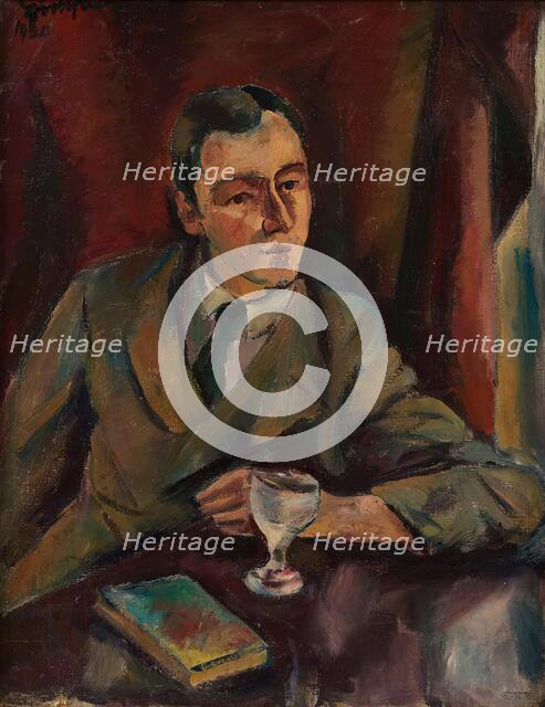 Portrait of a Man, 1920. Creator: Julius Zimpel.