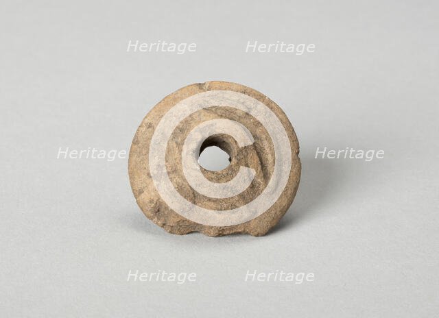 Ear Ornament or Spindle Whorl with Modeled Frog Motifs, A.D. 1450/1521. Creator: Unknown.