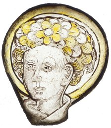 Head of a Saint, British, 15th century. Creator: Unknown.