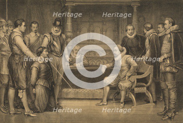 ''The Gunpowder Plot', 1886. Artist: CF Merckel.