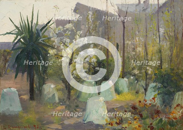 Southern spring landscape, 1892. Creator: Lotten Rönquist.