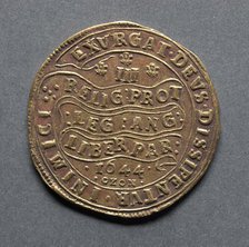 Triple Unite (reverse), 1644. Creator: Unknown.