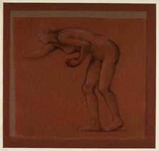 The Wine of Circe - female nude - study for Circe, 1866-69. Creator: Sir Edward Coley Burne-Jones.