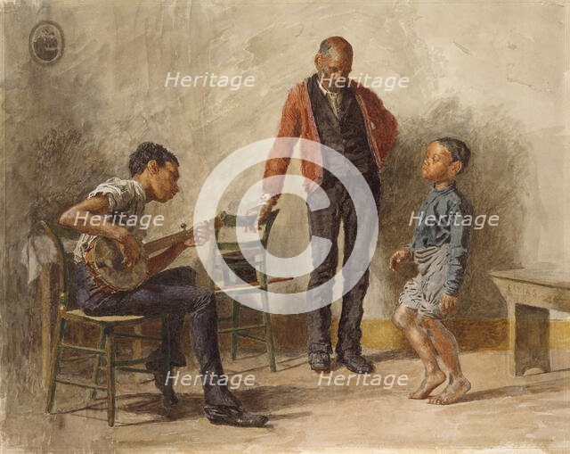 The Dancing Lesson, 1878. Creator: Thomas Eakins.