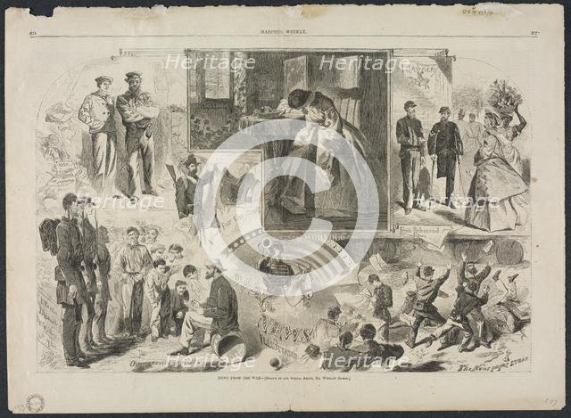 News from the War, 1862. Creator: Winslow Homer (American, 1836-1910).