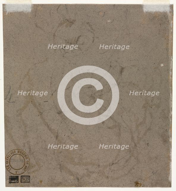 Sketch (verso), 1500s. Creator: Unknown.