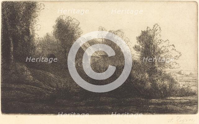 View of a Farm, 2nd plate (La ferme de Bienheureux). Creator: Alphonse Legros.