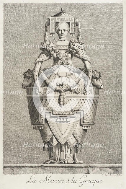 La Mariée à la Grecque, 1771. Creator: Bossi.