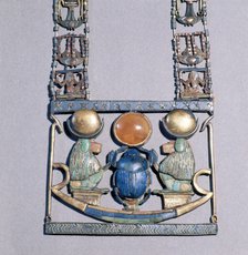 A pendant from the tomb of Tutankhamun.
