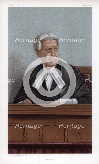 'Plausible', 1902.Artist: Spy