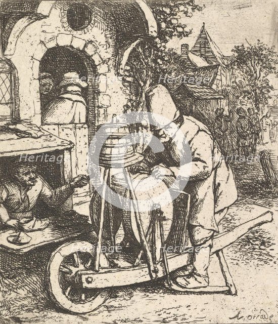 The Knifegrinder, 1610-85. Creator: Adriaen van Ostade.