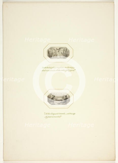 Study for a plate from The Task, c. 1800. Creator: Thomas Stothard.