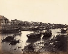 Vue de la Ville Chinoise (Cholen) Feuille No. 5, Saïgon, Cochinchine, 1866. Creator: Emile Gsell.