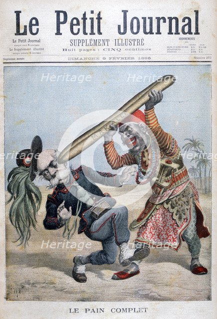 Caricature of Francesco Crispi, Italian politician, 1896. Artist: Henri Meyer