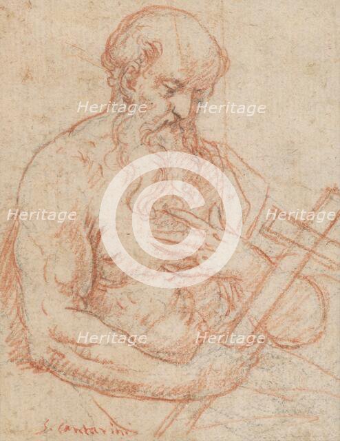 St. Jerome, 1st half 17th century. Creators: Simone Cantarini, St Jerome.