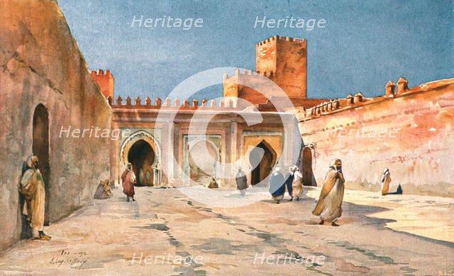 ''Fez. Les portes du Mechoir; Afrique du nord', 1912 (1914). Creator: Unknown.