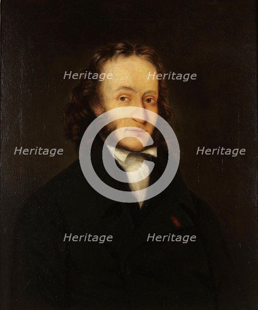 Portrait of Niccolò Paganini (1782-1840), 1836. Artist: Whittle, John (active 19th century)