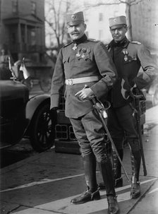 Lt. Col. Michailo Menadovitch, Serbian Army, Serbian Mission To U.S., 1918. Creator: Harris & Ewing.