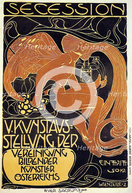 Vienna Secession, Fifth Exhibition poster, 1899.