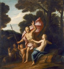 'Venus and Adonis', c1705. Artist: Sir James Thornhill.