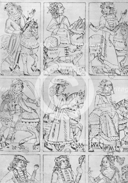 'Lyonnese Playing Cards of the Fifteenth Century', 1903. Artist: Jean de Dale.