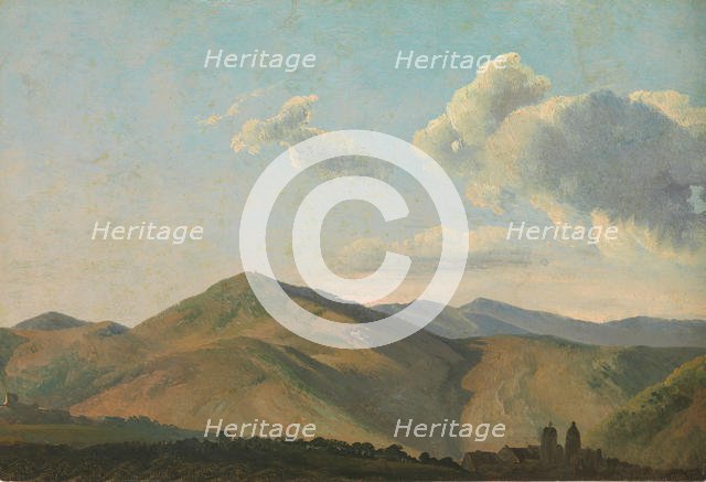 Mountainous Landscape at Vicovaro, ca. 1786-97. Creator: Simon Alexandre Clement Denis.