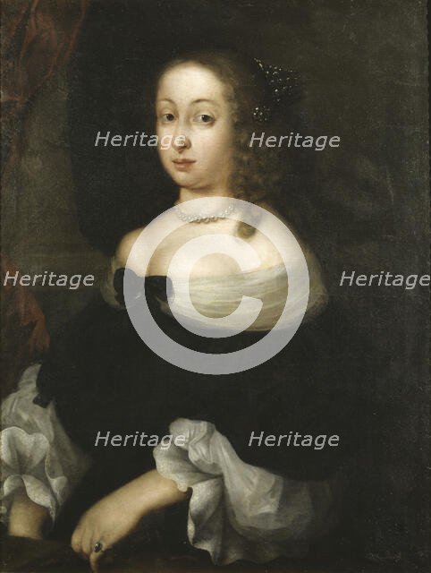 Hedvig Eleonora, 1636-1715, Queen of Sweden, Princess of Holstein-Gottorp, mid-17th century. Creator: Nicolas Vallari.