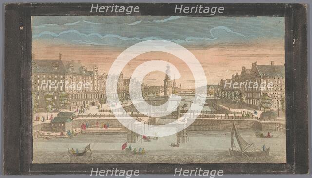 View of the Oudeschans in Amsterdam seen from the IJ, 1700-1799. Creator: Anon.