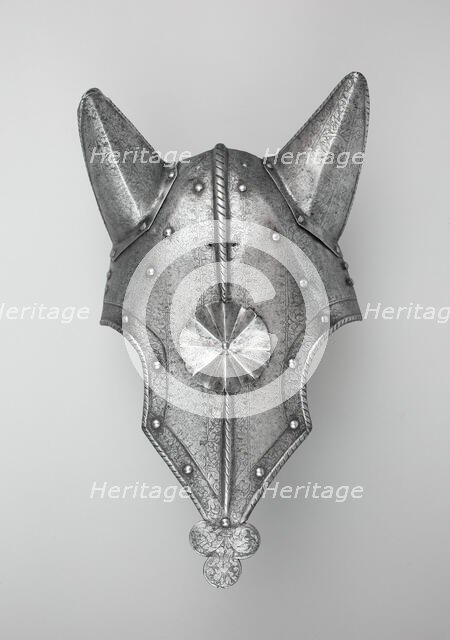 Shaffron, Italy, 19th century in Italian style of c. 1560. Creator: Unknown.