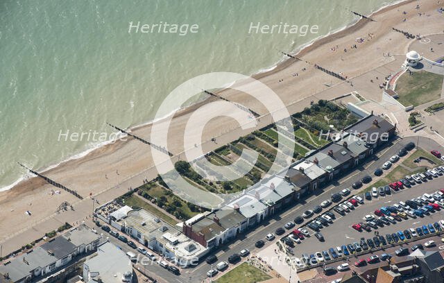 Marina Court Avenue, bungalows built in a Moghul style, Bexhill, East Sussex, 2016. Creator: Damian Grady.