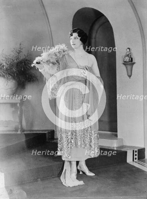 Evening gown, between c1915 and c1920. Creator: Bain News Service.