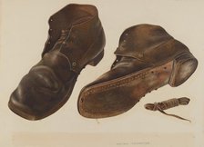 Shoes, c. 1940. Creators: Archie Thompson, Albert Rudin.