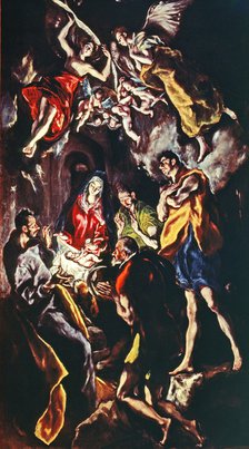  'The Adoration of the Shepherds', by El Greco.