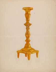 Candlestick, 1935/1942. Creator: Unknown.