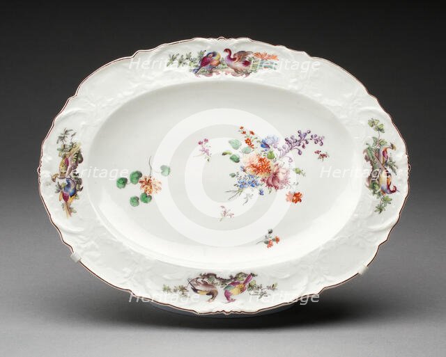 Dish, Chelsea, c. 1760. Creator: Chelsea Porcelain Manufactory.