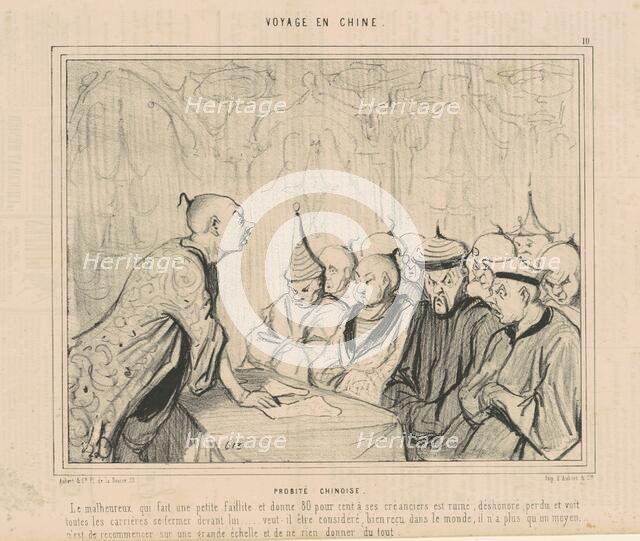 Probité chinoise, 19th century. Creator: Honore Daumier.