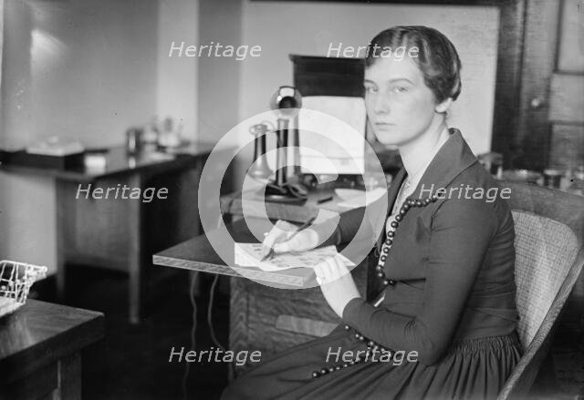 Navy Department, U.S. Intelligence Bureau, Finger Print Department, 1918. Creator: Harris & Ewing.