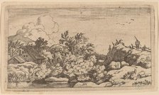 Goat Herd on a Hill, probably c. 1645/1656. Creator: Allart van Everdingen.