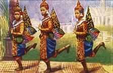 Siamese dancers, c1928. Creator: Unknown.
